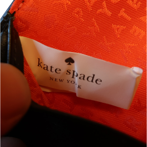 Kate Spade Imogene Carlisle Street Polka Dot Passport Holder Case w/ Back Pocket - Picture 4 of 11